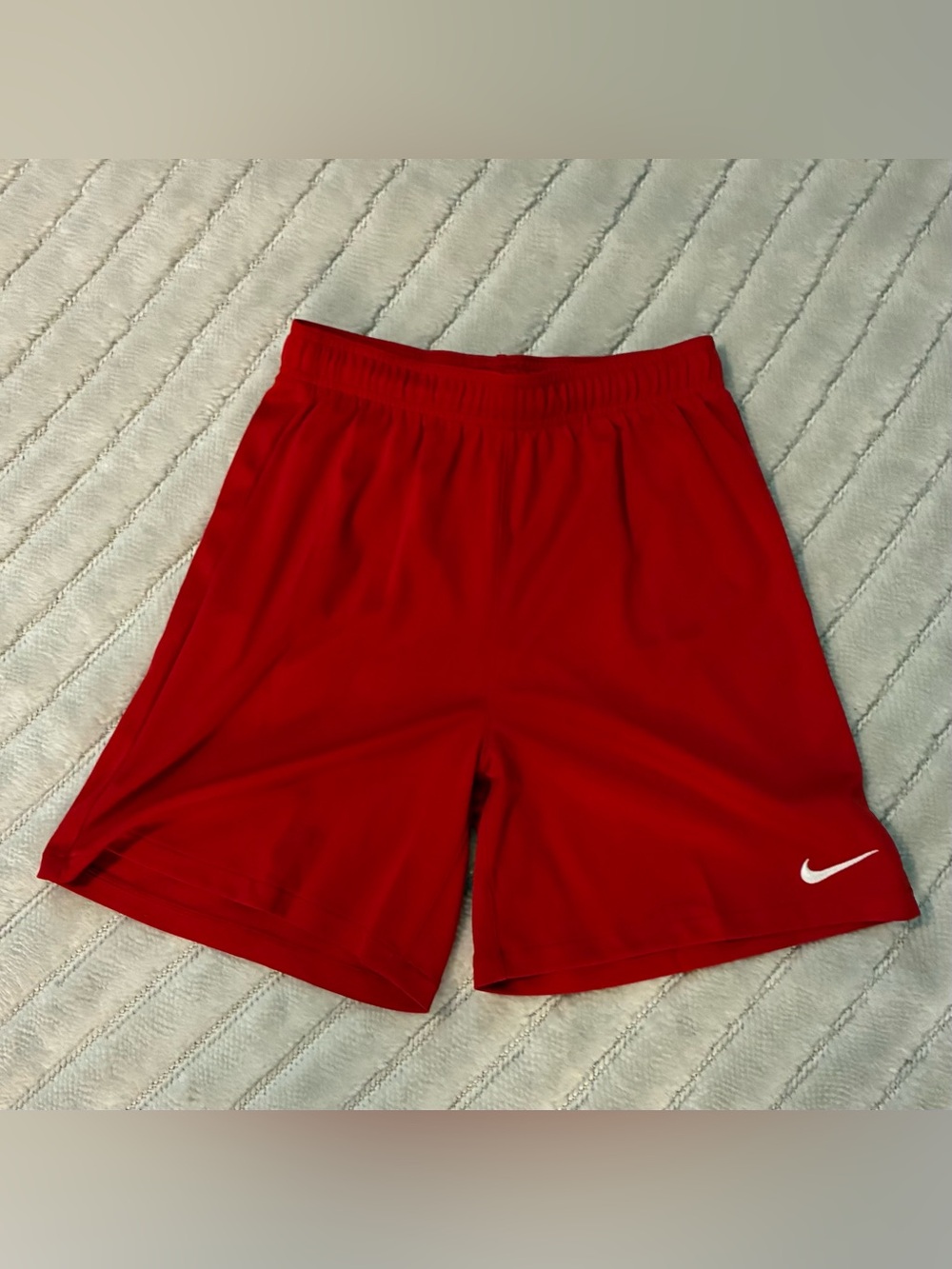 Nike Boys L Red Athletic Shorts